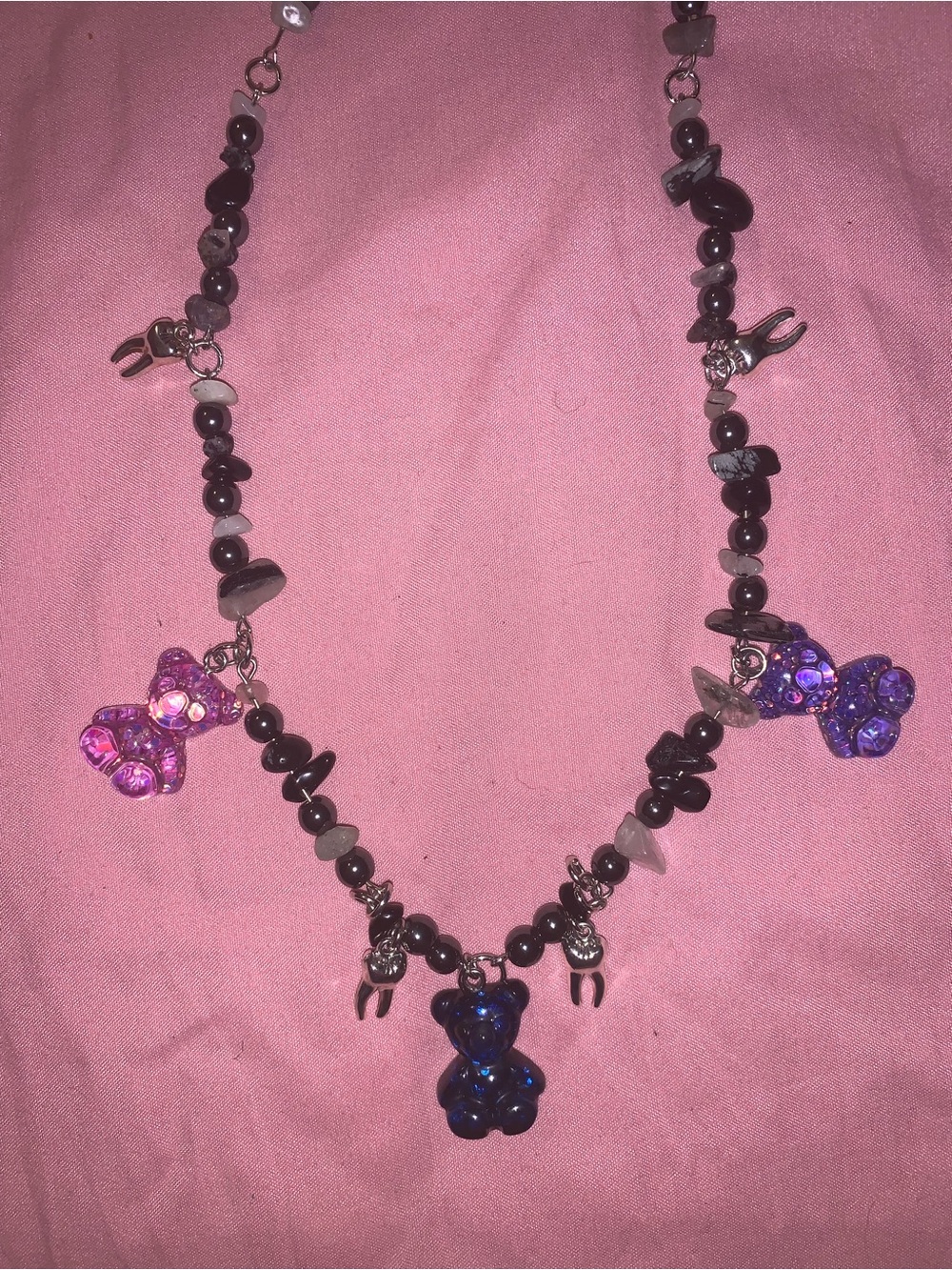 Handmade ‘Sweet Tooth’ Gummy Bear Charm Necklace